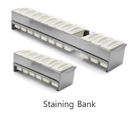 [DR-Rack] Staining Bank rack (w/o stain dish)